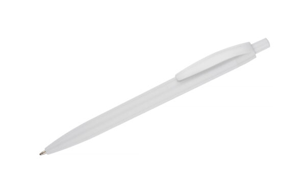 Customised BASIC Pen With Logo. Customised BASIC Pen With Logo made of recycled ABS, available in 6 colours, barrel print, refillable X20 cartridge.